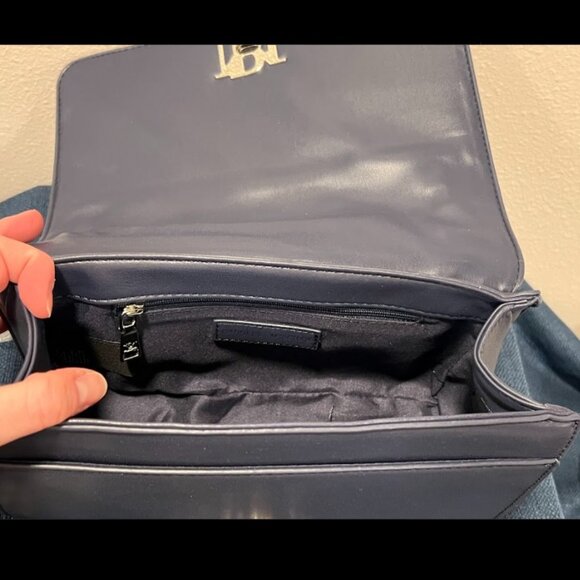 Badgely Mischka Denim Studded Crossbody NWT - Picture 2 of 2